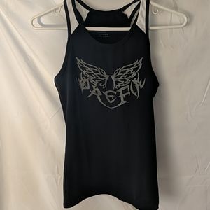 Augusta sportswear women's  medium black tank top tiger decal